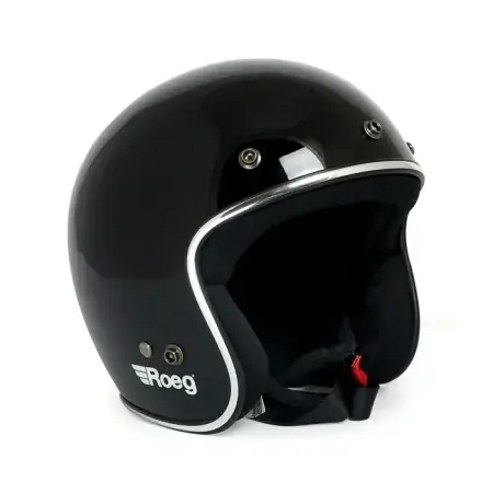 Roeg Jett Helmet In Gloss Black - Small (JETT-BLK-GLOSS-S) Original