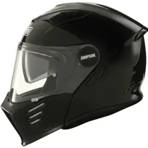 Worldwide Shipping Simpson Darksome Helmet - Black Metal - Size XL (18610-XL-101)