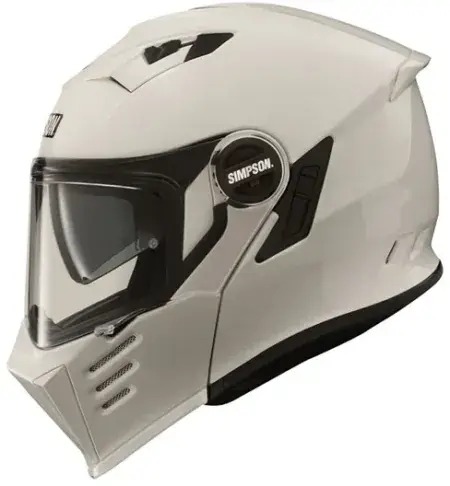 Simpson Darksome Helmet - White - Size Large (18610-L-126) Trending