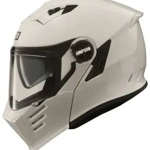 Simpson Darksome Helmet - White - Size XS (18610-XS-126) Warranty Included