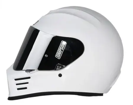 Simpson Speed Helmet - White - Size XS (18620-XS-126) Handmade