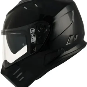 Simpson Venom Helmet - Black Metal - Size XS (18600-XS-103) Popular