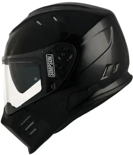 Simpson Venom Helmet - Black Metal - Size XS (18600-XS-103) Popular