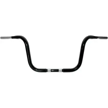 1 1/4 inch Buffalo Bars 10 inch Gloss Black Ape Hanger 2008-2013 FLTR/FLHR Direct From Factory