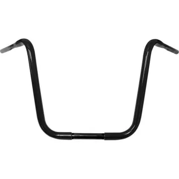 Best Choice 1 1/4 inch Buffalo Bars for 18 inch Ape Hanger Gloss Black Touring Bars