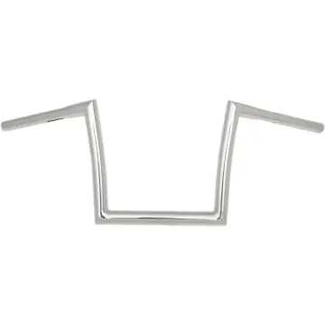 Certified 1 1/4" TODDS Cycle Strip Fat Bobber Handlebars 10 inch Chrome