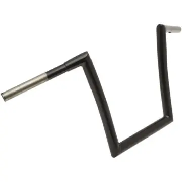 1 1/4" TODDS Cycle Strip Fat Bobber Handlebars 12 inch Gloss Black Weekend Sale