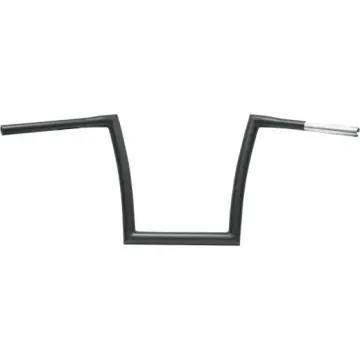 Super Sale 1 1/4" TODDS Cycle Strip Fat Bobber Handlebars 14 inch Flat Black