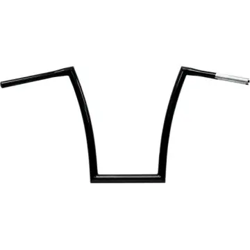 Last Chance 1 1/4" TODDS Cycle Strip Fat Bobber Handlebars 17 inch Gloss Black