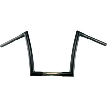 1 1/4" TODDS Cycle Strip Handlebars 10 inch Flat Black Best Choice