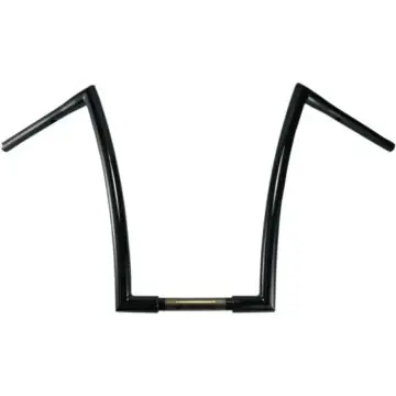 1 1/4" TODDS Cycle Strip Handlebars 10 inch Gloss Black Deal