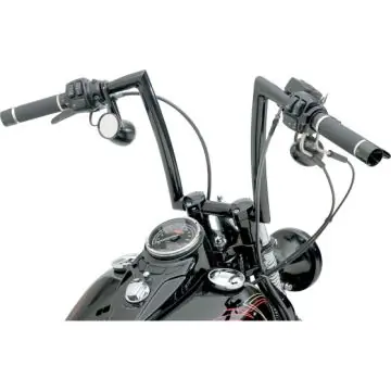 Markdown 1 1/4" TODDS Cycle Strip Springer Handlebars 12 inch Gloss Black
