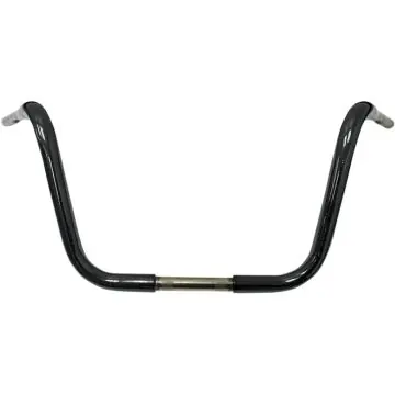 Luxury Buffalo Bars Gloss Black 1 1/4 inch for 12.5 inch Ape Hanger