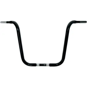 Exclusive Buffalo Bars Gloss Black 1 1/4 inch for 14 inch Ape Hanger Touring Bars