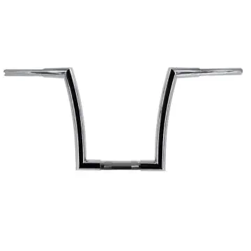HCC 1 1/2 inch Hell Bent 14 inch 1 1/4 inch mount Chrome Ape Hanger Handlebars for Softail Fat Boy 2007-2023 Reduced Price