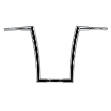HCC 1 1/2 inch Hell Bent 18 inch 1 1/4 inch mount Chrome Ape Hanger Handlebars No Minimum Order