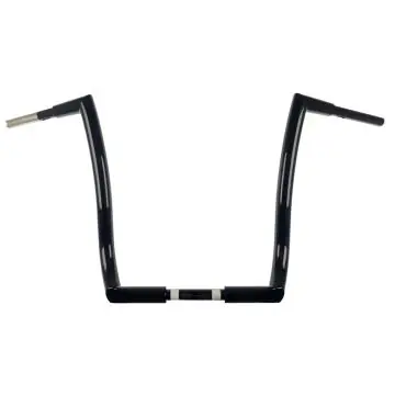 Cheap HCC 1 1/2 inch Hell Bent Bagger 18 inch 1 inch mount Gloss Black Ape Hanger Handlebars for 2014-2023 Harley Davidson Motorcycles
