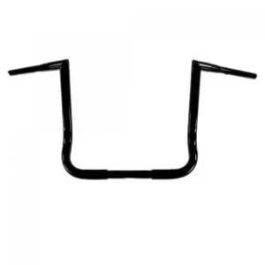 Markdown HCC 1 1/2" Gloss Black 14" JARHEAD Handlebar for Harleys with Batwing Fairing