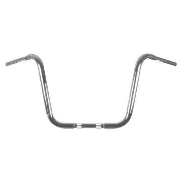 HCC 1 1/4 inch Chrome 14 inch Ape Hangers for Harley Dyna, Road King, Road Glide, Softail, Sportster models Brand New