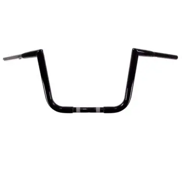 HCC 1 1/4 inch Gloss Black 10 inch JARHEAD Ape Hangers for Harley-Davidson Dyna Softail and Sportster models Fan Favorite