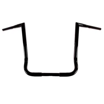 Factory Price HCC 1 1/4 inch Gloss Black 16 inch JARHEAD Handlebar for Harleys with Batwing Fairing