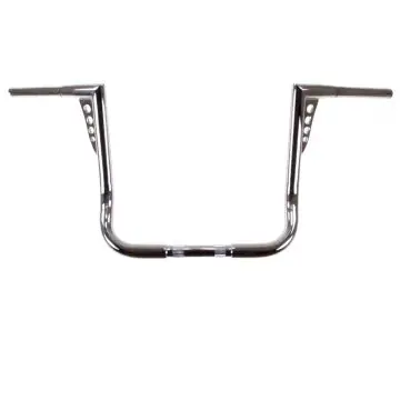 Fresh Stock HCC 1 1/4 inch Hot Shot Bagger 14 inch Chrome Ape Hangers for Harley Electra Glide, Street Glide, Ultra Classic models
