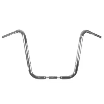 Certified HCC 1 1/4" Chrome 16" Ape Hangers for Harley Dyna, Road King, Road Glide, Softail, Sportster models