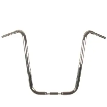 Professional Grade HCC 1 1/4" Chrome 20" Ape Hangers for Harley Dyna, Road King, Road Glide, Softail, Sportster models