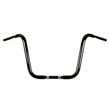 In Demand HCC 1 1/4" Gloss Black 14" Ape Hangers for Harley Dyna, Road King, Road Glide, Softail, Sportster models