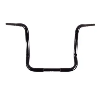 Handmade HCC 1 1/4" Gloss Black 16" Ape Hangers for Harley Electra Glide, Street Glide, Ultra Classic models