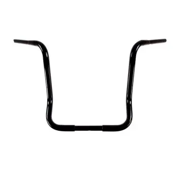Best Price HCC 1 1/4" Gloss Black 18" Ape Hangers for Harley Electra Glide, Street Glide, Ultra Classic models