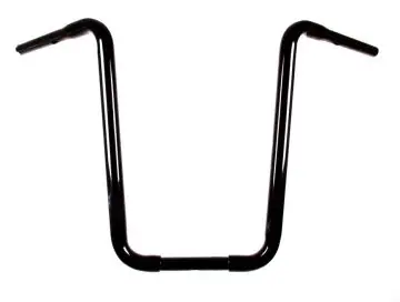 HCC 1 1/4" Gloss Black 18" Narrow Ape Hangers for Harley Dyna, Road King, Road Glide, Softail, Sportster models Free Returns