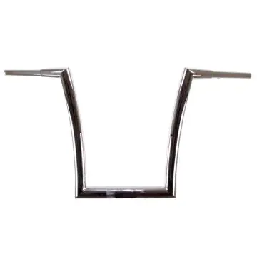 Get Yours HCC TRUE 1 1/2 inch Hell Bent 14 inch 1 1/2 inch mount Chrome Ape Hanger Handlebars for Harley Davidson Motorcycles