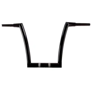 HCC TRUE 1 1/2 inch Hell Bent 14 inch 1 1/2 inch mount Gloss Black Ape Hanger Handlebars for Harley Davidson Motorcycles Limited Time
