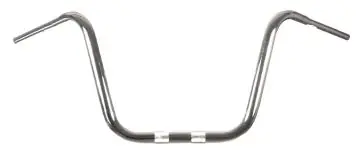 Genuine HCC True 1 1/4" diameter Chrome 12" Ape Hanger for Harley Fat Boy, Fat Bob, Breakout, Sport Glide, Road Glide models