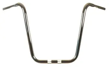 High Quality HCC True 1 1/4" diameter Chrome 20" Ape Hanger for Harley Fat Boy, Fat Bob, Breakout, Sport Glide, Road Glide models