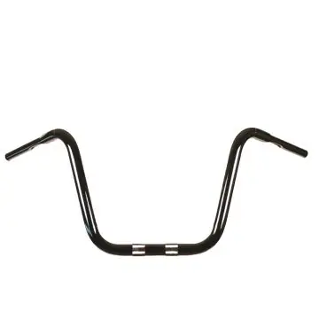 Buy Online HCC True 1 1/4" diameter Gloss Black 14" Ape Hanger for Harley Fat Boy, Fat Bob, Breakout, Sport Glide, Road Glide models