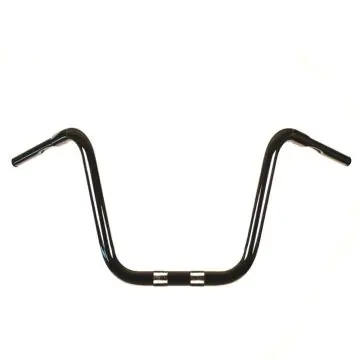 Limited Edition HCC True 1 1/4" diameter Gloss Black 16" Ape Hanger for Harley Fat Boy, Fat Bob, Breakout, Sport Glide, Road Glide models