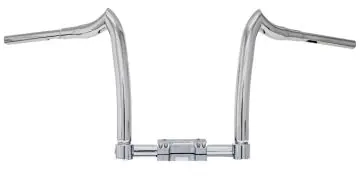 Fast Shipping KST Kustoms 1 1/2" Spearhead Adjustable Handlebar in 12 inch Polished Stainless Steel for 2015-2023 Harley Davidson Road Glide and Road King Special Motorcycles