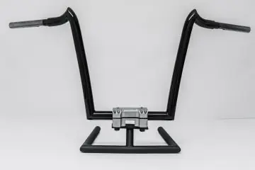 KST Kustoms 1 1/4" Renegade in 16 inch High Gloss Black for Harley Davidson Motorcycles with 1" Riser Clamp Weekend Sale