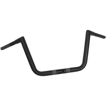 LA Chopper 1 1/4" Hefty Twin Peaks Flat Black 10 inch Ape Hanger Handlebars for Harley-Davidson models Bargain