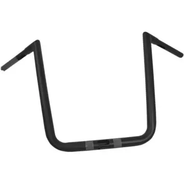 Fan Favorite LA Chopper 1 1/4" Hefty Twin Peaks Flat Black 16 inch Ape Hanger Handlebars for Harley-Davidson models