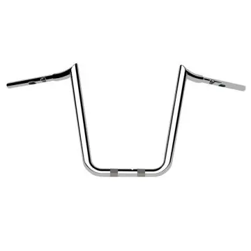 In Demand LA Chopper Chrome 12" Prime Ape Handlebars for 2024 and newer Harley-Davidson Road Glide models