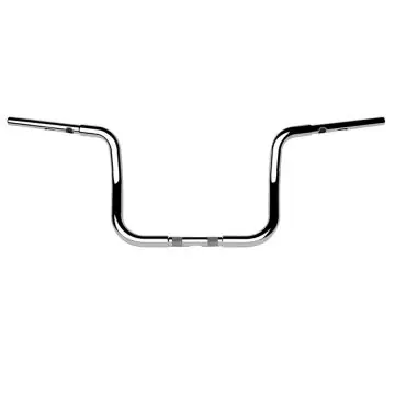LA Chopper Chrome Twin Rounds 10" Ape Hanger Handlebars for 2024 and newer Harley-Davidson Street Glide models Fast Shipping