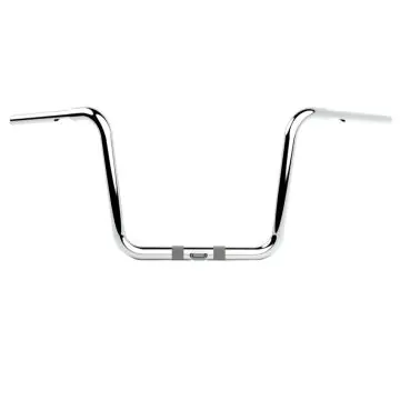LA Chopper Chrome Twin Rounds 12" Ape Hanger Handlebars for 2024 and newer Harley-Davidson Road Glide models Limited Offer