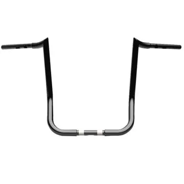 Handmade LA Chopper Gloss Black 16" Prime Ape Handlebars for 2024 and newer Harley-Davidson Street Glide models