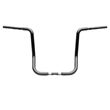 LA Chopper Gloss Black Twin Rounds 16" Ape Hanger Handlebars for 2024 and newer Harley-Davidson Street Glide models Budget