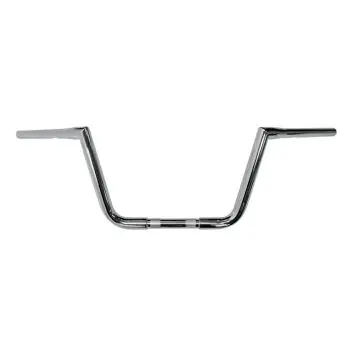 Get Yours LA Chopper Twin Peaks Chrome 10" Ape Hanger Handlebars for Harley-Davidson Dyna Softail and Sportster models