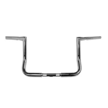 Certified LA Chopper Twin Peaks Chrome 10" Bagger Ape Hanger Handlebars for Harley-Davidson Touring models