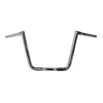 Handmade LA Chopper Twin Peaks Chrome 13" Ape Hanger Handlebars for Harley-Davidson Dyna Softail and Sportster models